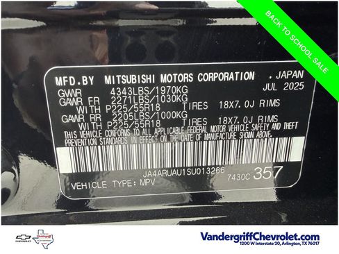 Used 2025 Mitsubishi Outlander Sport ES AWD/4WD image 28