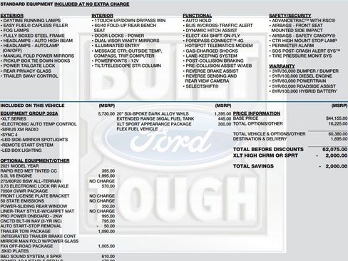 Used 2021 Ford F150 XLT w/ Equipment Group 302A High image 2