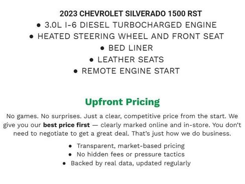 Used 2023 Chevrolet Silverado 1500 RST w/ RST All Star Premium Package AWD/4WD image 2