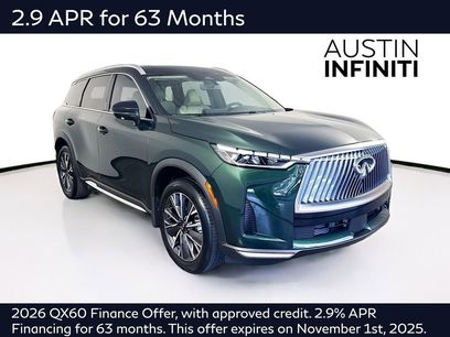 New 2026 INFINITI QX60 Luxe w/ Cargo Package