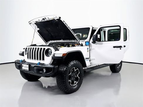 Used 2021 Jeep Wrangler Unlimited Rubicon 4xe w/ Steel Bumper Group image 24