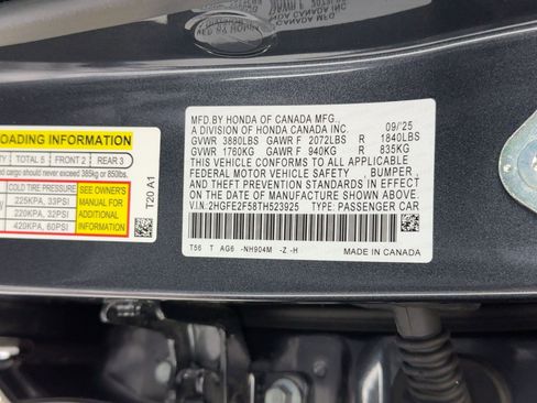 New 2026 Honda Civic Sport image 17