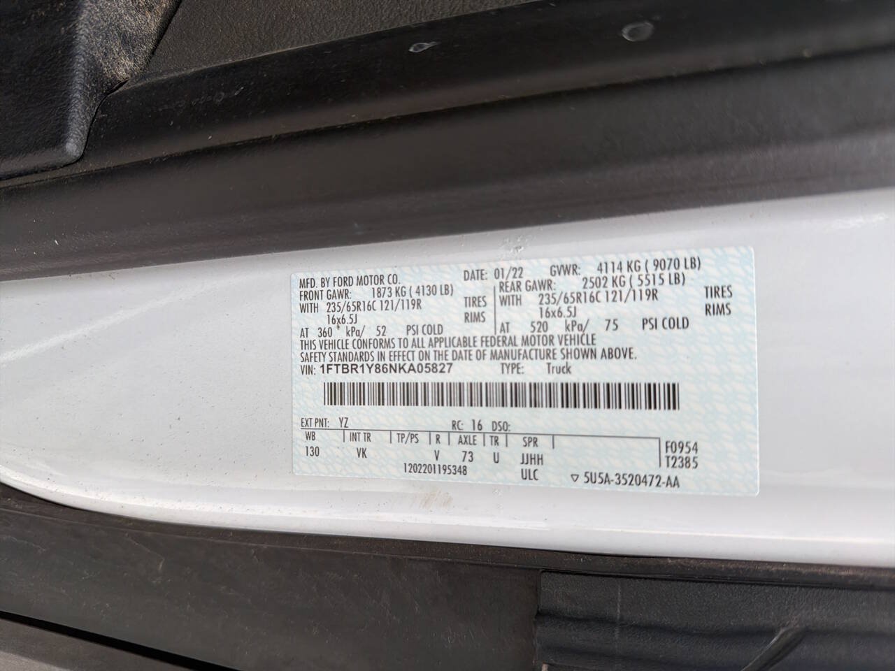 Used 2022 Ford Transit 250 Low Roof RWD image 11