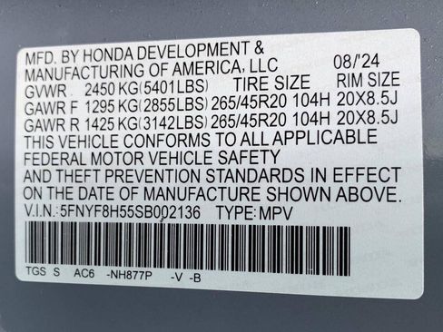 Certified 2025 Honda Passport EX-L image 43