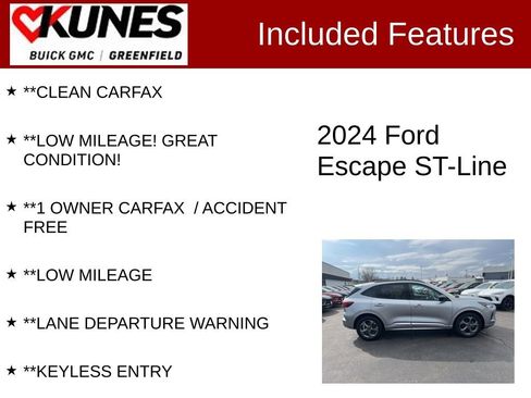 Used 2024 Ford Escape ST-Line image 3