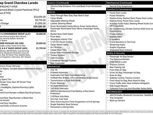 Used 2017 Jeep Grand Cherokee Laredo w/ Quick Order Package 23E image 3