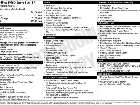 Certified 2024 Cadillac Lyriq Sport RWD image 22
