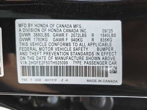New 2026 Honda Civic Sport image 34