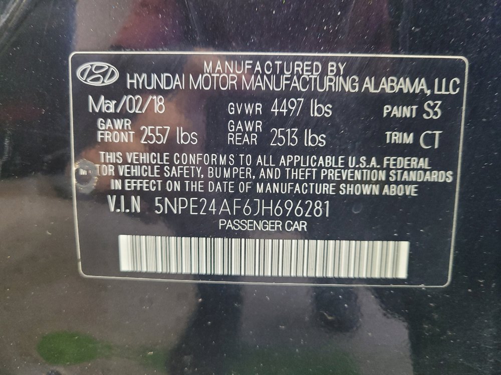 Used 2018 Hyundai Sonata SE w/ Cargo Package FWD image 33
