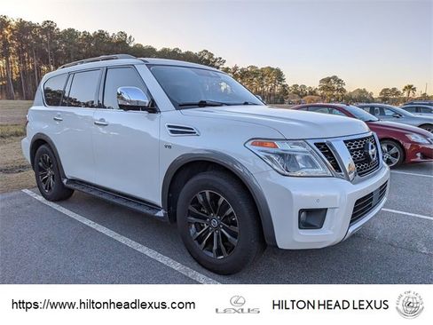 Used 2018 Nissan Armada Platinum w/ Captain Seat Package image 1