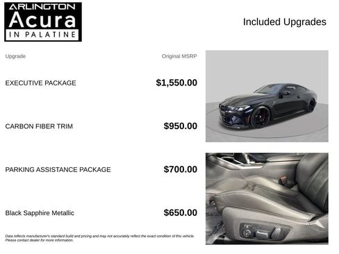 Used 2024 BMW M4 xDrive Competition w/ Executive Package AWD/4WD image 4