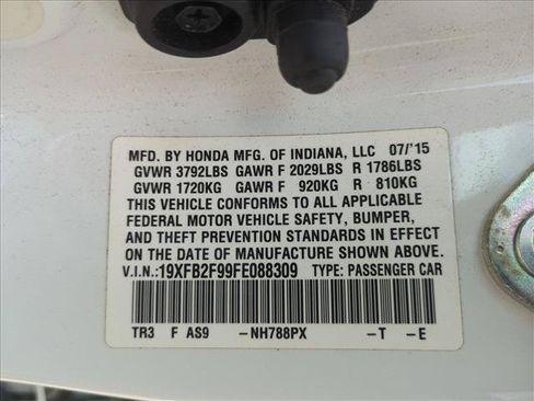 Used 2015 Honda Civic EX-L image 15
