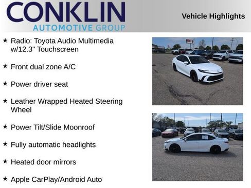 Used 2025 Toyota Camry SE w/ Multimedia Upgrade Package image 2