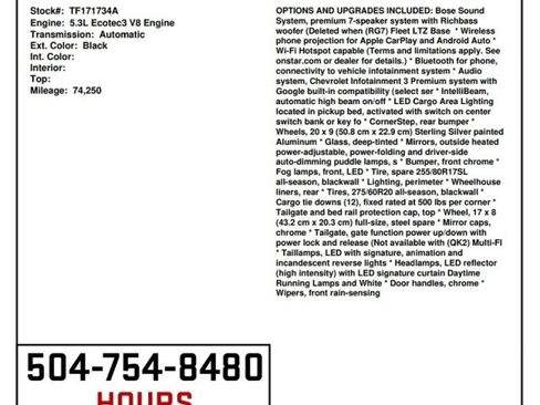 Used 2024 Chevrolet Silverado 1500 LTZ w/ LTZ Premium Package AWD/4WD image 31