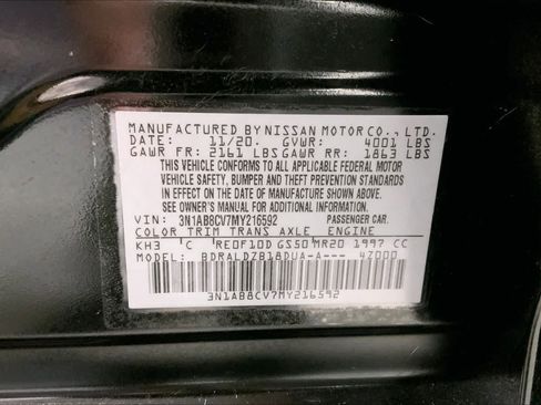 Used 2021 Nissan Sentra SV w/ SV Premium Package image 20