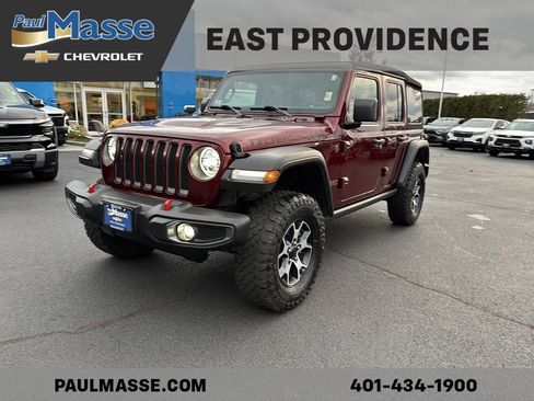 Used 2022 Jeep Wrangler Unlimited Rubicon w/ LED Lighting Group image 1