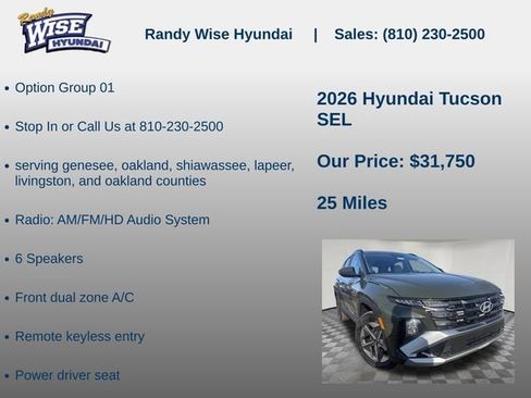 New 2026 Hyundai Tucson SEL AWD/4WD image 5