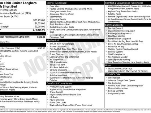 Used 2025 RAM 1500 Limited AWD/4WD image 7