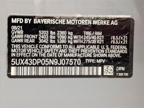 Used 2022 BMW X3 sDrive30i w/ M Sport Package RWD image 20