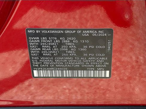 Used 2024 Volkswagen Atlas Cross Sport SEL Premium R-Line image 44