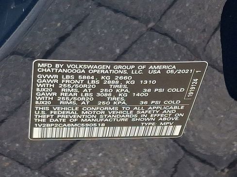 Used 2021 Volkswagen Atlas SEL image 34