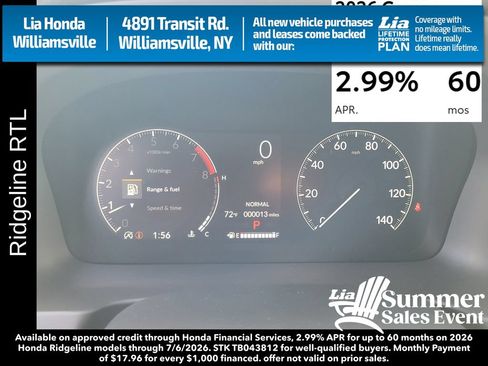 New 2026 Honda Ridgeline RTL image 21