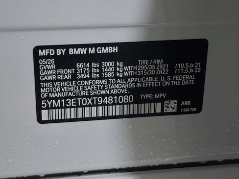 New 2026 BMW X5 M Competition w/ Executive Package AWD/4WD image 37
