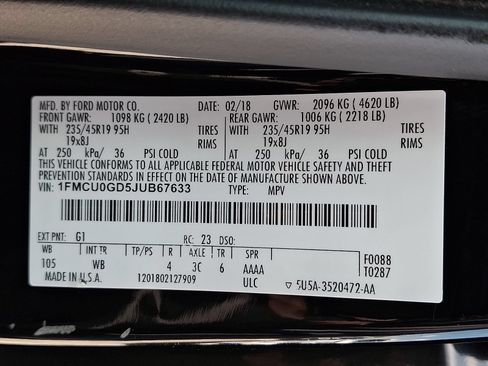 Used 2018 Ford Escape SE w/ SE Sport Appearance Package FWD image 26