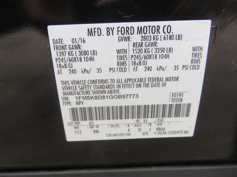 Used 2016 Ford Explorer XLT w/ Equipment Group 202A image 35