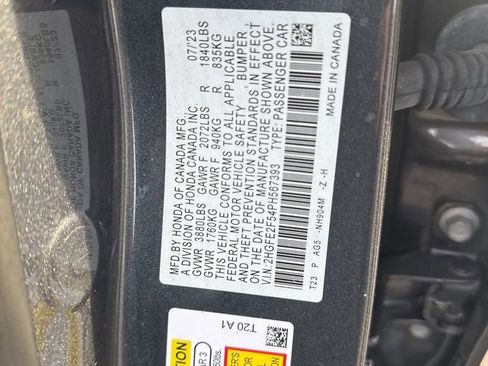 Certified 2023 Honda Civic Sport image 23