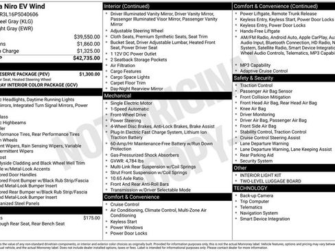Certified 2023 Kia Niro Wind w/ Wind Preserve Package FWD image 42