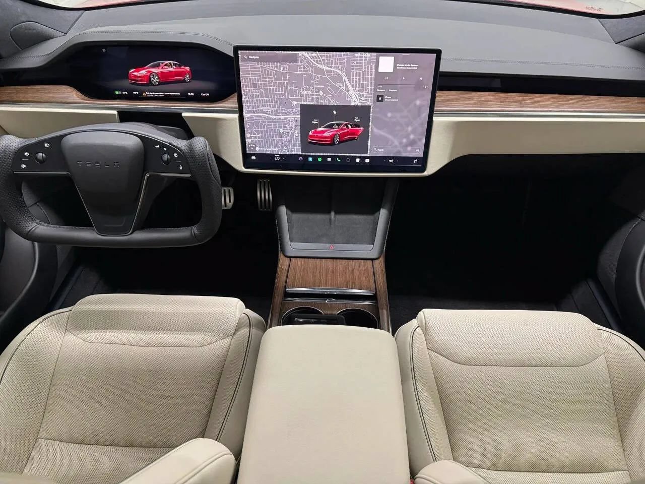 Used 2021 Tesla Model S Plaid AWD/4WD image 2