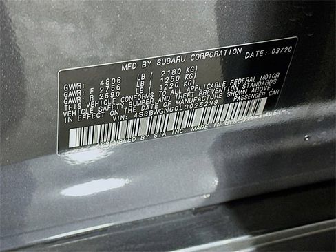 Used 2020 Subaru Legacy Limited XT image 37