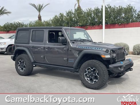 Used 2023 Jeep Wrangler Unlimited Rubicon 4xe w/ Cold Weather Group image 1