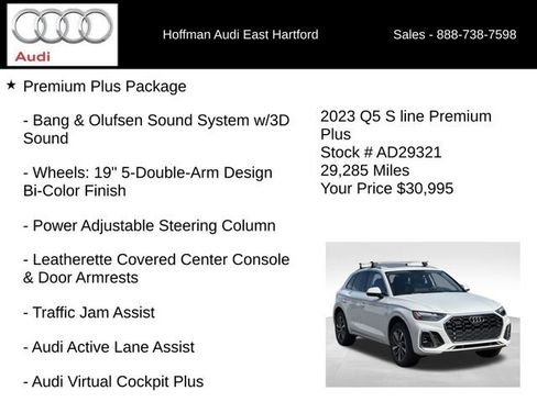 Used 2023 Audi Q5 2.0T Premium Plus w/ Premium Plus Package AWD/4WD image 12