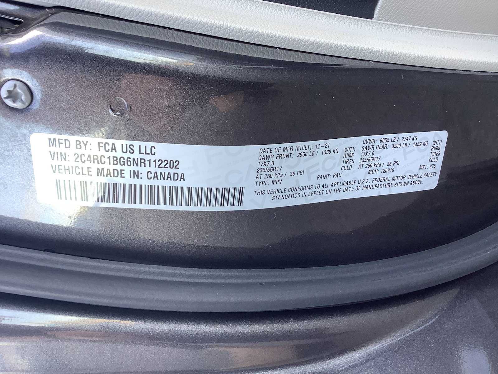Used 2022 Chrysler Pacifica Touring-L FWD image 21