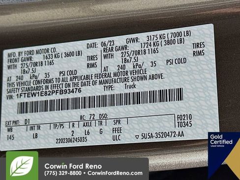 Used 2023 Ford F150 Tremor w/ Trailer Tow Package AWD/4WD image 39