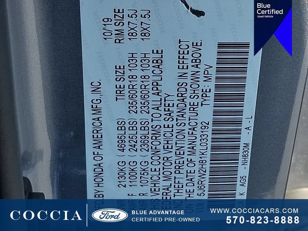 Used 2019 Honda CR-V EX-L image 26