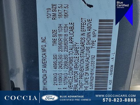 Used 2019 Honda CR-V EX-L image 26