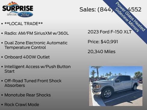 Used 2023 Ford F150 XLT w/ Equipment Group 302A High AWD/4WD image 28