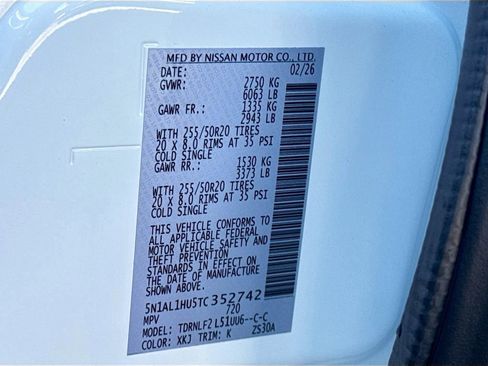 New 2026 INFINITI QX60 Autograph w/ Dark Cargo Package image 35