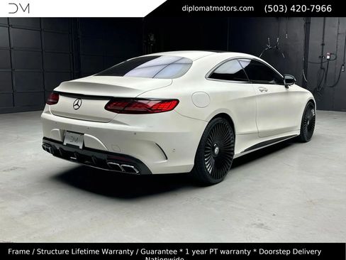 Used 2019 Mercedes-Benz S 63 AMG 4MATIC Coupe w/ Carbon Fiber Exterior Package image 7