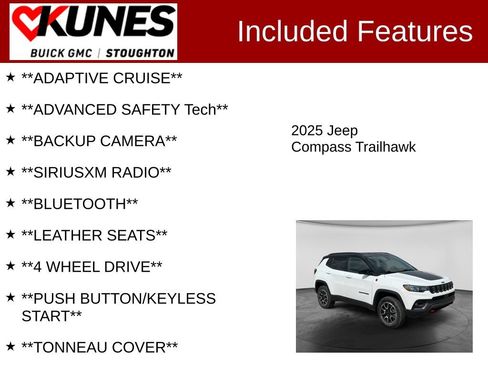 Used 2025 Jeep Compass Trailhawk AWD/4WD image 2