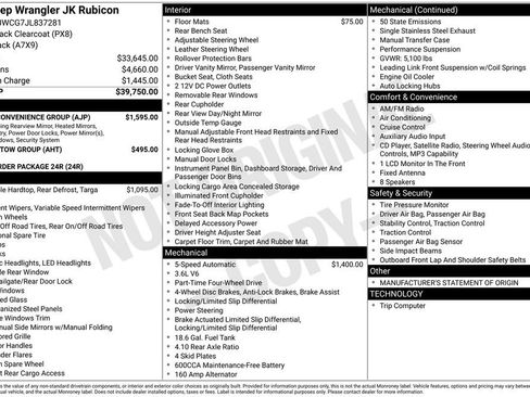 Used 2018 Jeep Wrangler Rubicon w/ Power Convenience Group image 26