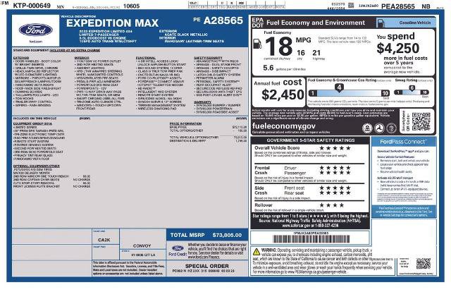 Certified 2023 Ford Expedition Max Limited AWD/4WD image 6