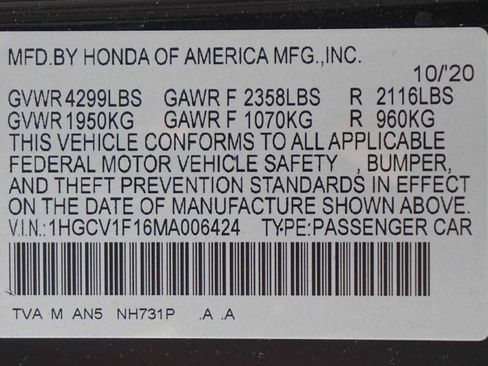 Used 2021 Honda Accord LX image 30