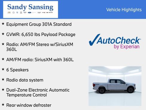 Used 2025 Ford F150 XLT w/ Equipment Group 301A Standard AWD/4WD image 7