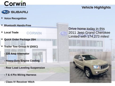 Used 2011 Jeep Grand Cherokee Limited w/ Trailer Tow Group IV image 6