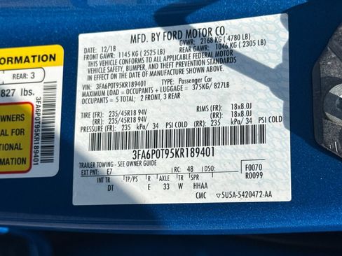 Used 2019 Ford Fusion SE AWD/4WD image 24