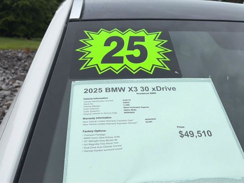 Used 2025 BMW X3 xDrive30 AWD/4WD image 20